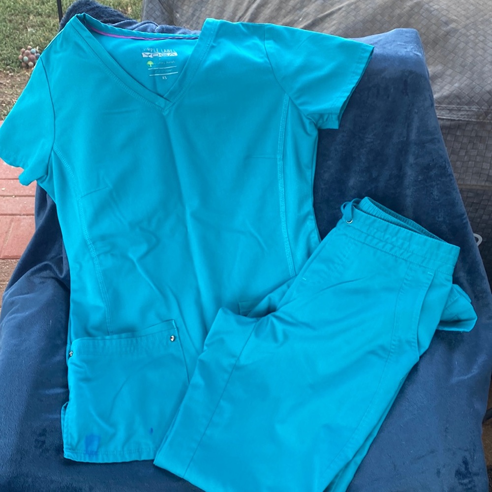 Womens healing hands scrub set